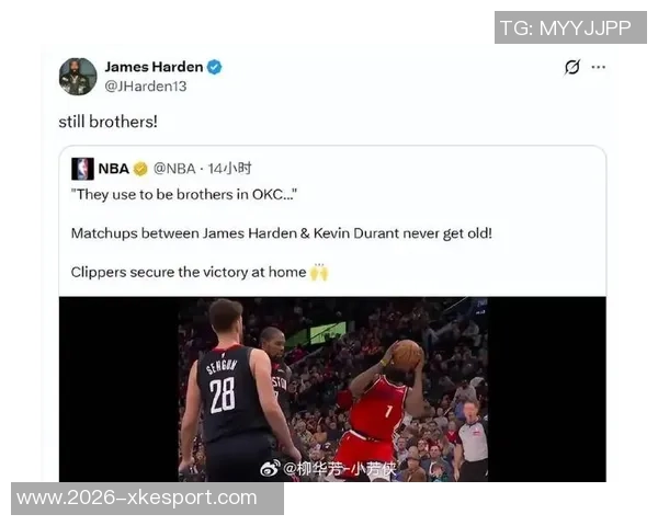 哈登与KD重聚的幻想火媒直言虽不现实却让人难以释怀
